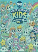 NKB Mixed Cartoons Kids Colouring Book