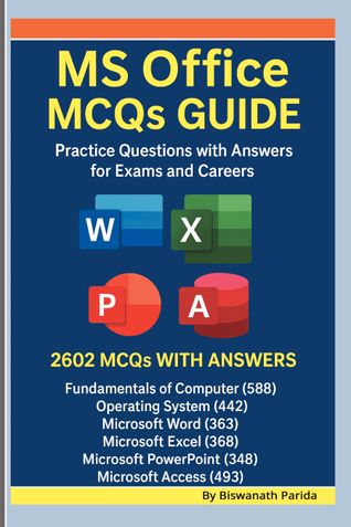 MS Office MCQs Guide: Practice Questions with Answers for Exams and Careers.