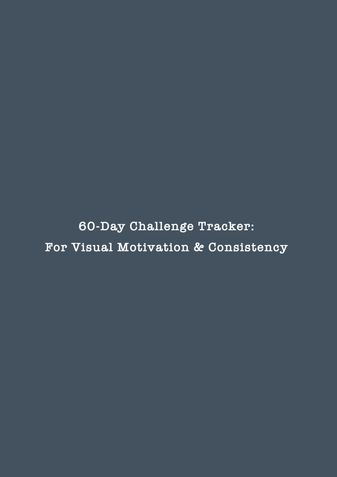 60-Day Challenge Tracker