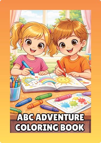 A B C Coloring Book for kids