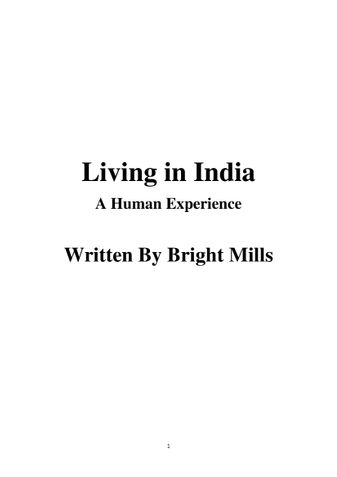 Living in India