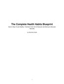 The Complete Health Habits Blueprint