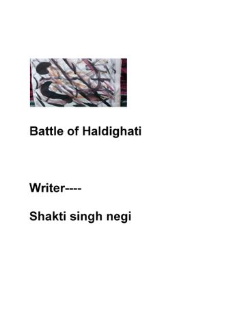 Battle of Haldighati