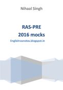 RAS pre-2016 mock tests