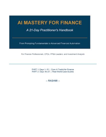 AI Mastery for Finance