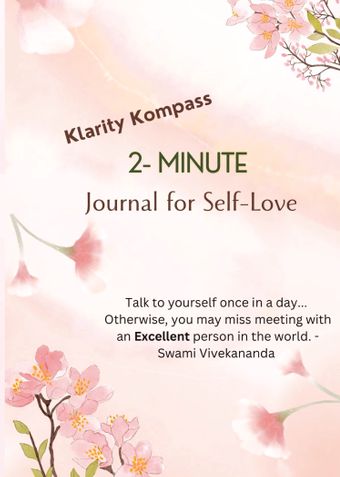 Klarity Kompass 2-Min Journal for Self Love