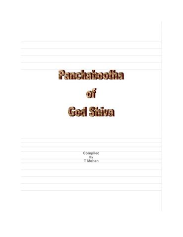Panchabootha of God Shiva