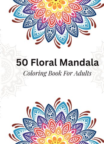 Floral Mandala Coloring Book