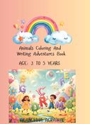 Animals Coloring And Writing Adventures Book
