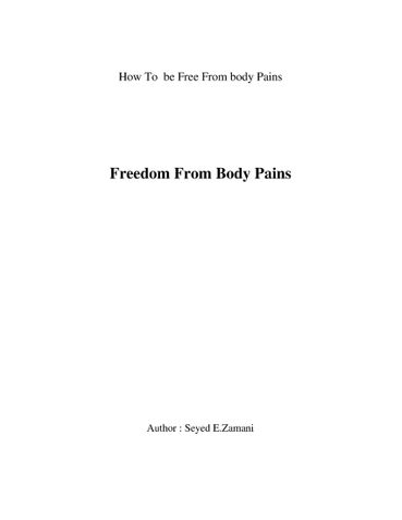 Freedom From Body Pains