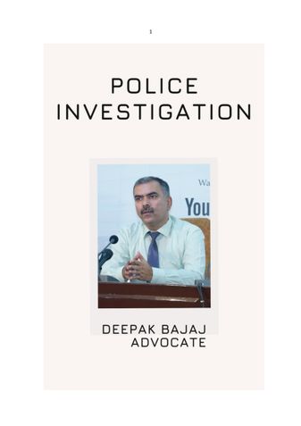 Police Investigation