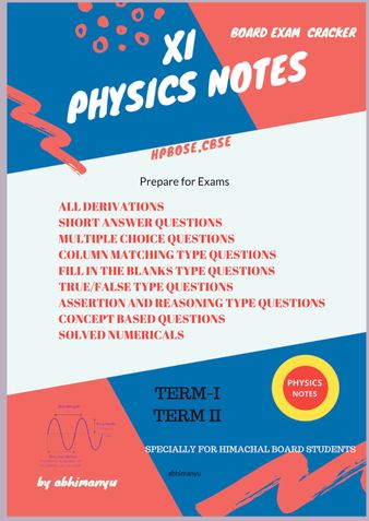 XI PHYSICS EASY PHYSICS NOTES