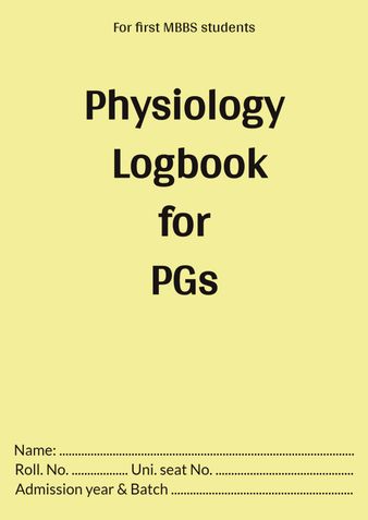 Physiology Logbook for PGs