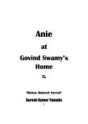 Anie at Govind Swamy's Home