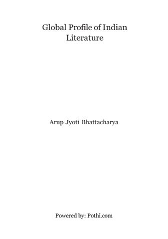 Global Profile of Indian Literature