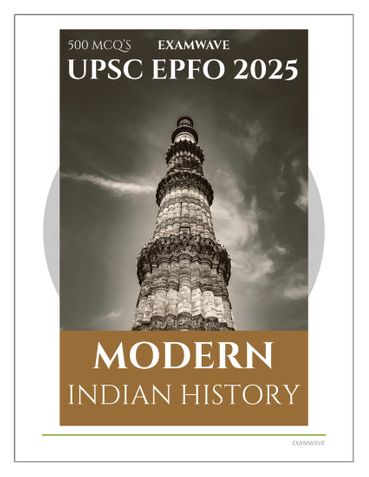 Modern Indian History (1757–1947) for UPSC EPFO & Competitive Exams