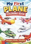 Airplanes Coloring Book for Kids