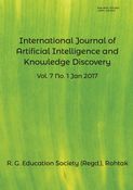 International Journal of Artificial Intelligence and Knowledge Discovery
