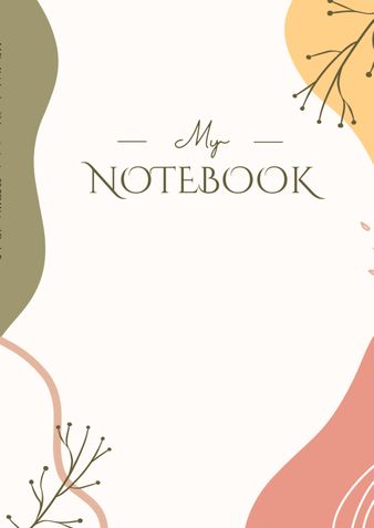 A4 Size Notebook - with important notes, 80 GSM Natural Shade Paper, Softcover (Make Yourself a Priority)