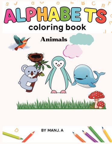 Alphabet Adventure Coloring Book for Kids