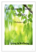 Life Changing Quotes & Thoughts (Volume 45)