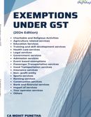 Exemptions under GST