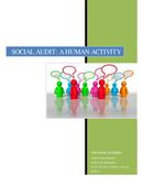 SOCIAL AUDIT: A HUMAN ACTIVITY