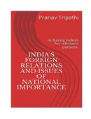 India's Foreign Relations and Issues of National Importance