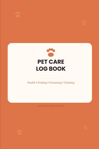 Pet Care Log Book