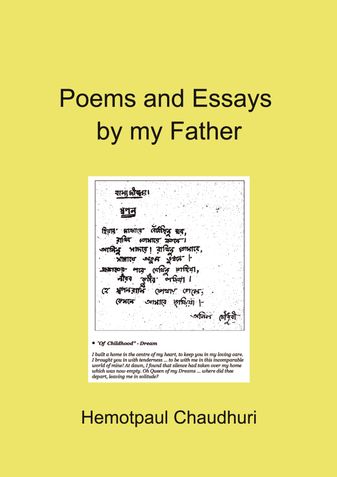 Poems and Essays by my Father