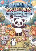 Cute Animal Coloring Book For KIds & Adults