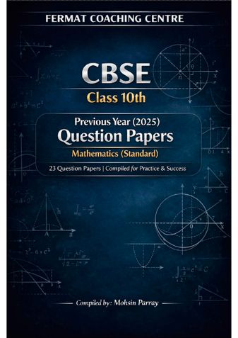 CBSE Class 10th Previous Year Question Papers(2025)