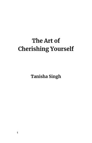 The Art of Cherishing Yourself