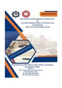 9th Online International Conference on Ancient Mathematics & Science for Computing (AMSCO2K24)