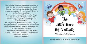 The Little Book of Positivity: Affirmations for kids to Shine