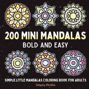 200 Mini Mandalas Coloring Book