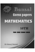 Bansal Mathematics