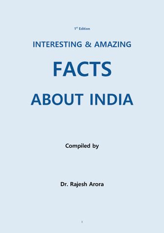 INTERESTING & AMAZING FACTS ABOUT INDIA