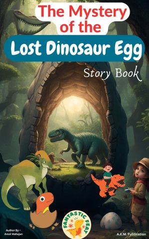 "The Mystery of the Lost Dinosaur Egg" Story Book