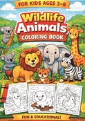 Wildlife Animal Coloring Book for kids