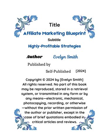 Affiliate Marketing Blueprint