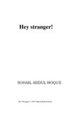 Hey Stranger!