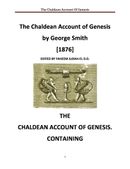 THE CHALDEAN ACCOUNT OF GENESIS