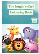 the jungle safari colouring book