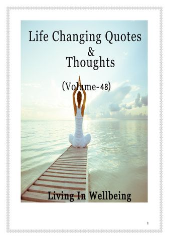 Life Changing Quotes & Thoughts (Volume 48)