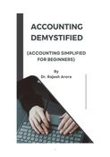 ACCOUNTING DEMYSTIFIED (ACCOUNTING SIMPLIFIED FOR BEGINNERS)