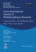 Acme International Research Journal [ June - July, 2016]
