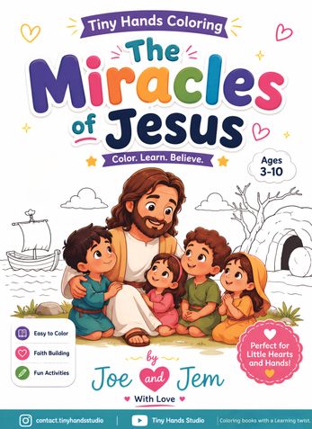 Tiny Hands Colouring: The Miracles of Jesus