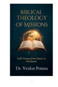 Biblical Theology of Missions: God’s Purpose from Genesis to Revelation