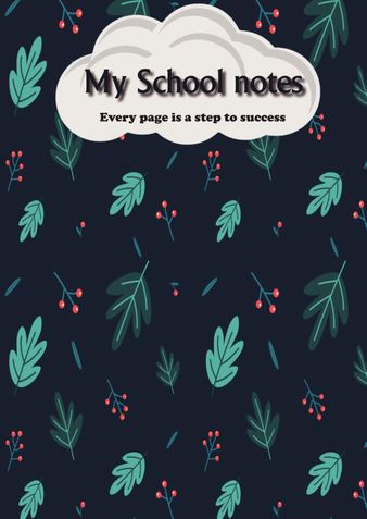 Sanjib Sarkar My School Notes – A4 Size, 200 Pages, Unlined, Blank Notebook for Students, Writing & Drawing